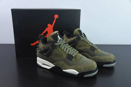 AJ 4 " Olive Canvas"