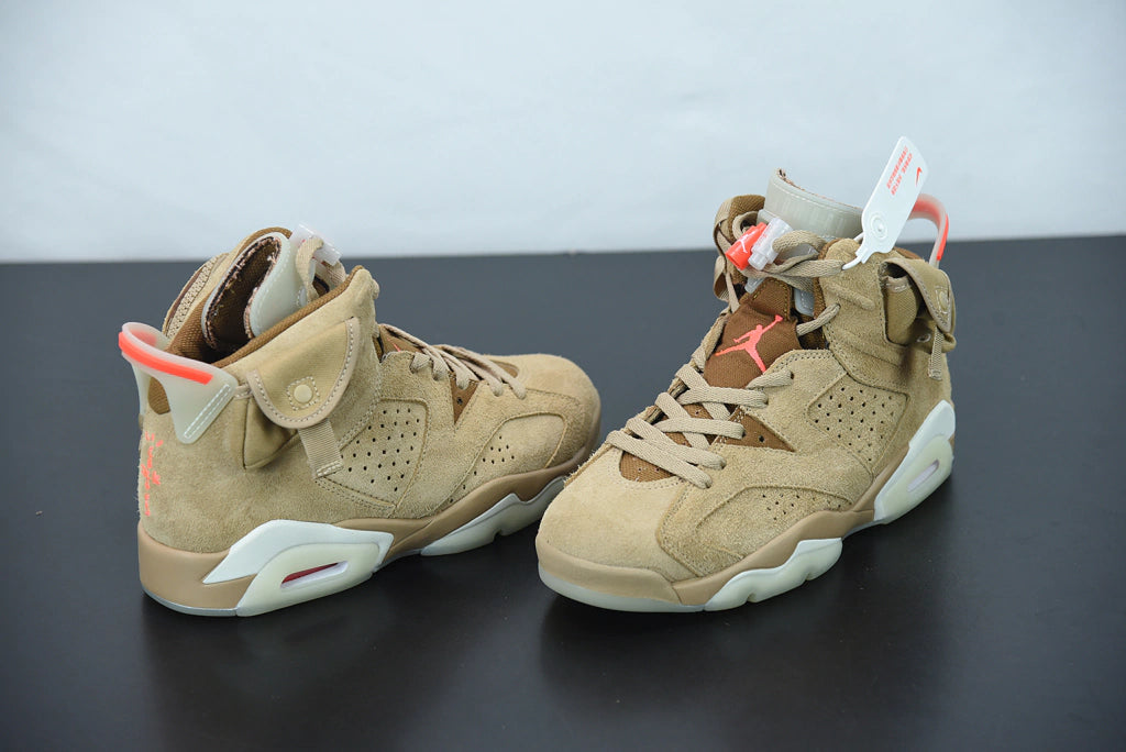 Travis Scott Air Jordan 6 " British Khaki "