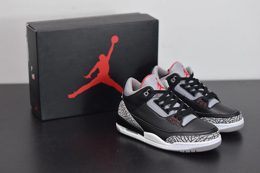 AJ3 Retrô ' Black Cement '