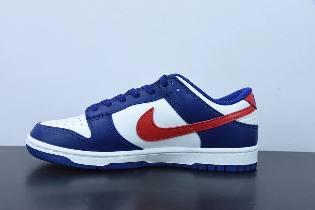 Nk Dunk Low x 'White and university Red”